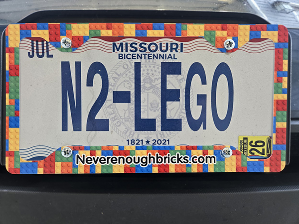 Brick License Plate 600x450